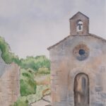 Ed Fenendael Dressing Up Watercolor The Old Chapel