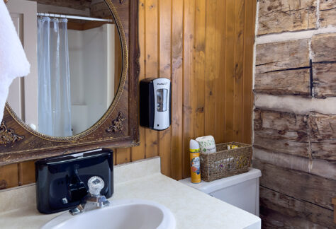Log House Bathroom1 Vanity IMG 0341