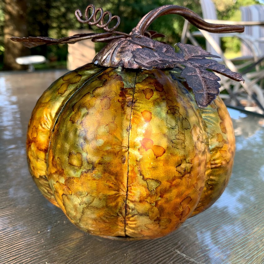 Alcohol Ink Metal Pumpkins - United Church Camps, Inc.